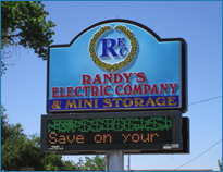 Randy's Electric Co. Sign